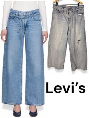 LEVI'S Blue XL Baggy Straight Jeans size 32